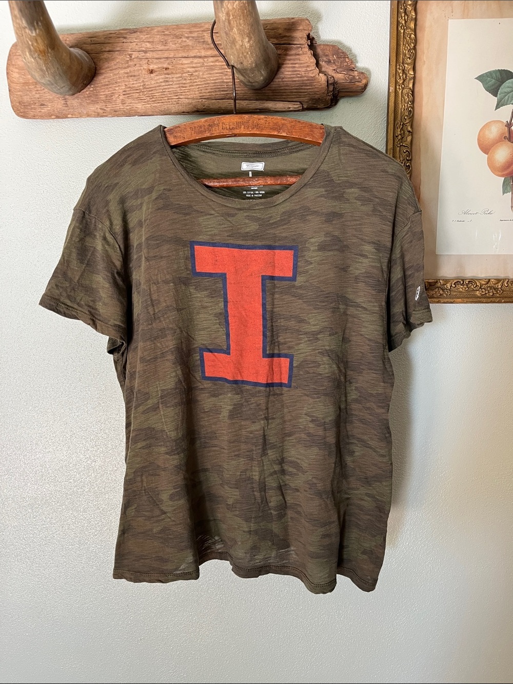 Illini camo causal t-shirt